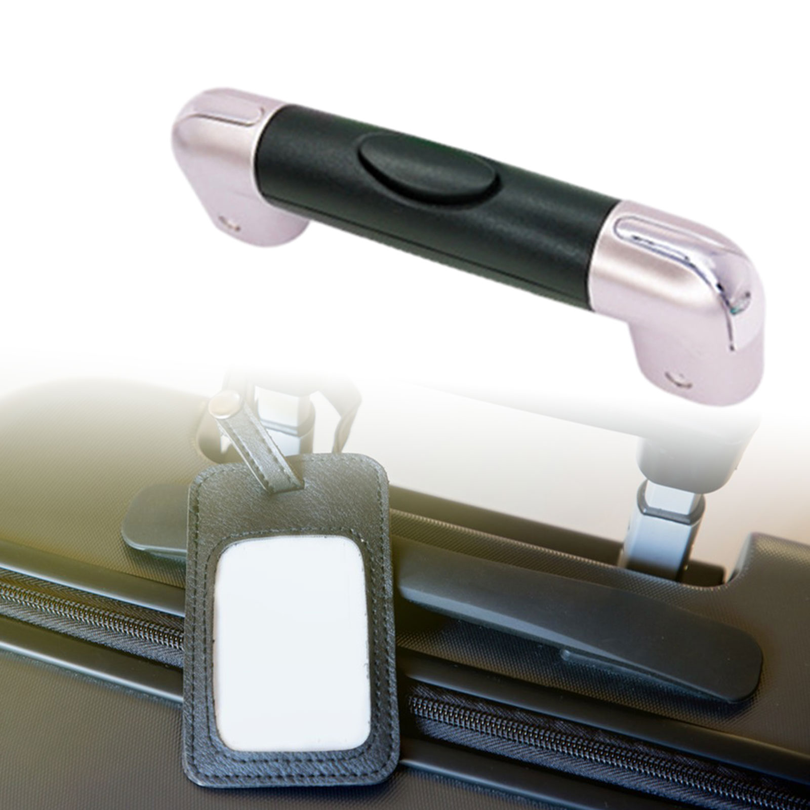 Luggage Handle Easy to Install Strong Bearing Capacity Rolling Luggage Wear Resistant for Pull Out Rod Carrying Case Handle