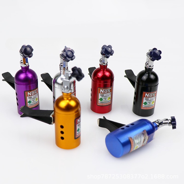 Heißer Verkauf Auto Lufterfrischer NOS Stickstoff Flasche Air Vent Aromatherapie Auto Aroma Outlet Parfüm Aroma Düfte Zubehör
