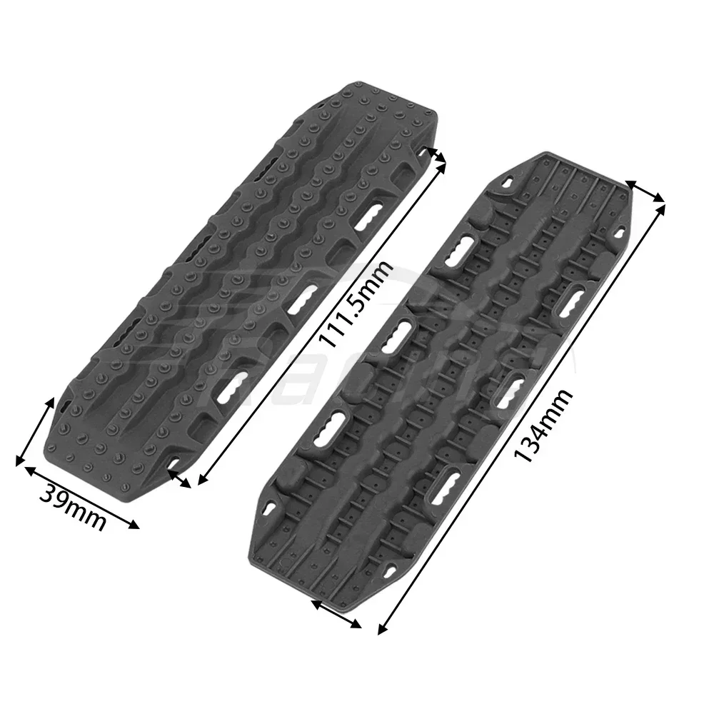 1 Pair Plastic Escape Board Decoration for 1/10 RC Crawler Car Traxxas TRX4 Defender Bronco TRX6 AXIAL SCX10 D90 DIY Accessorie