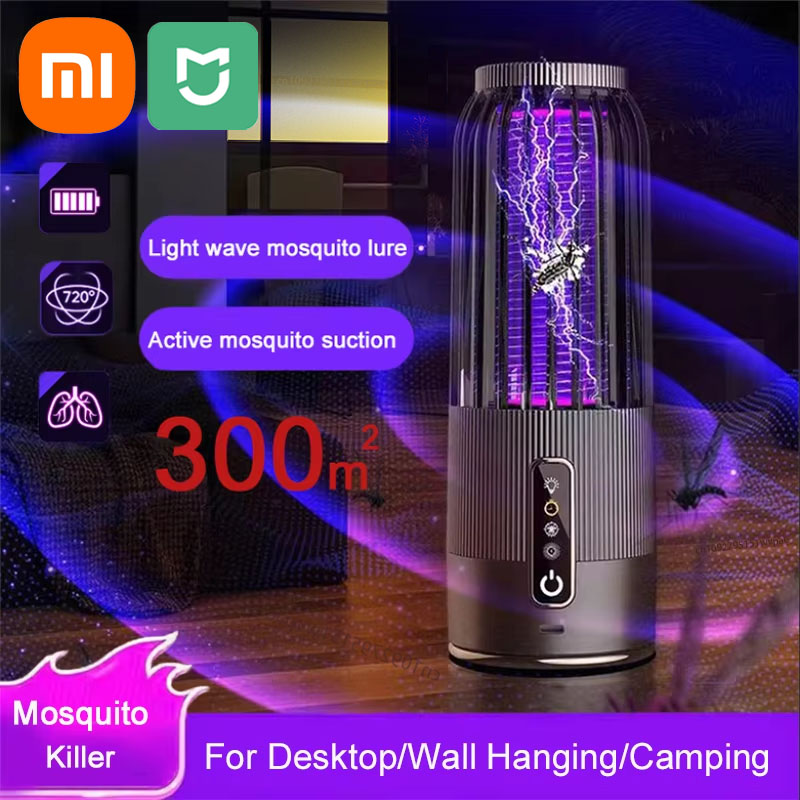 Xiaomi MIJIA 2-в-1 электрическая лампа от комаров портативная для улицы лампа от комаров солнечная зарядка от комаров