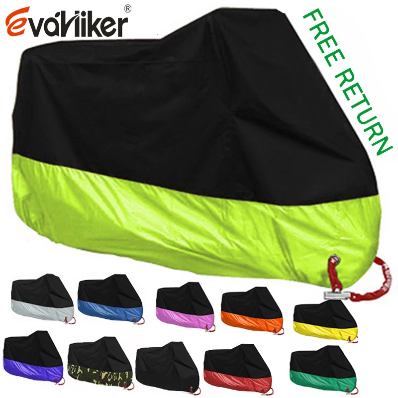 Cubierta universal para motocicleta, Protector Uv a prueba de polvo, impermeable, 15 colores, para exteriores, M, L, XL, XXL, XXXL, XXXXL