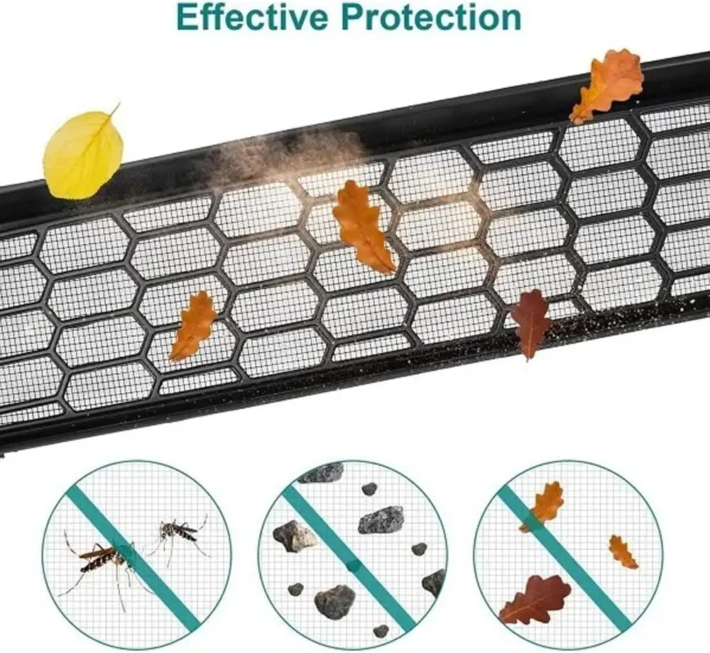 Inserts de calandre de protection de calandre avant, maille pour Tesla modèle Y 2024 – 2021, couvercle de ventilation d'entrée d'air, accessoires de filtre de grille de pare-chocs