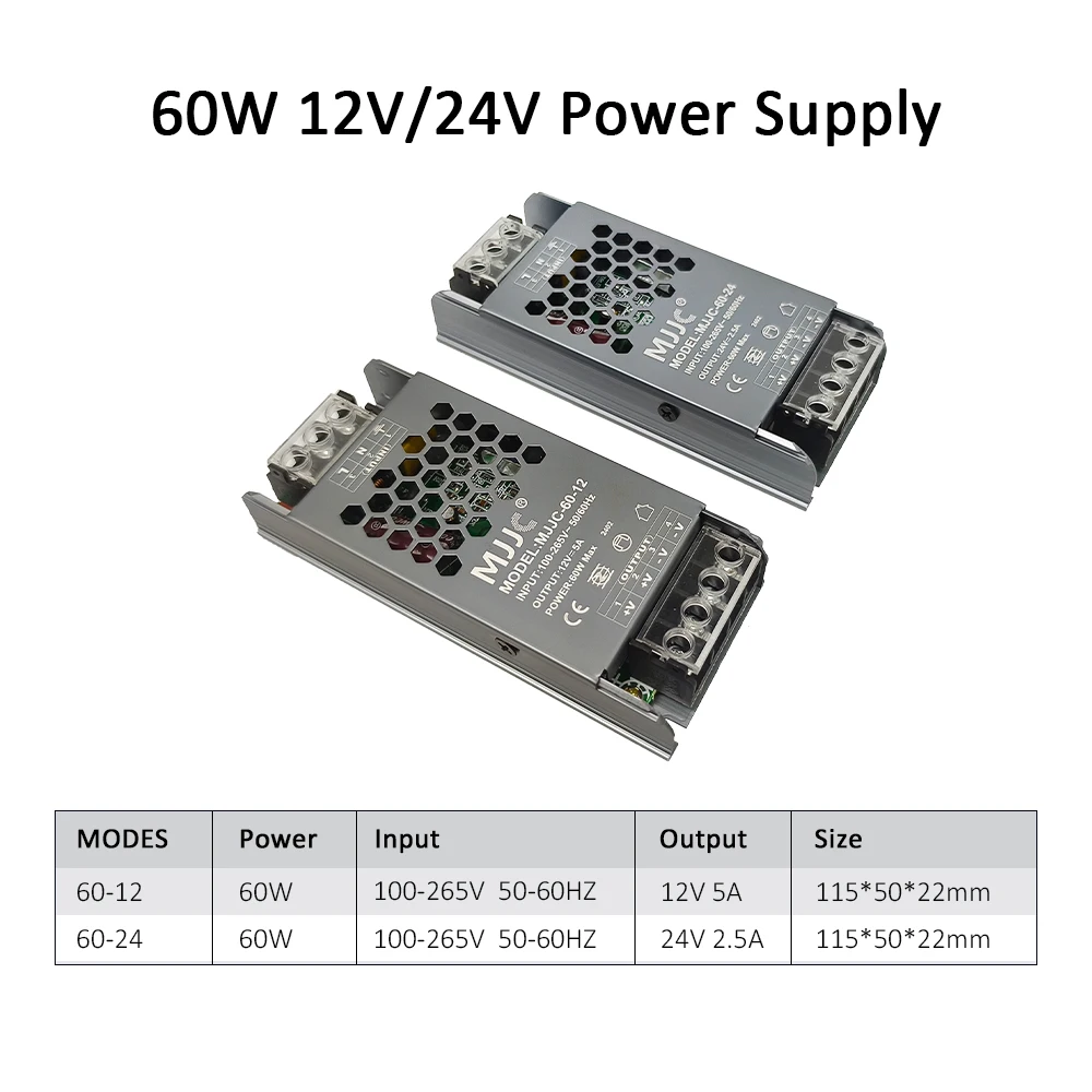 Fonte de alimentação dc 24v 12v led driver adaptador transformador ac 220v 230v 110v conversor 60w 100w 200w 300w 400w para luzes de tiras led