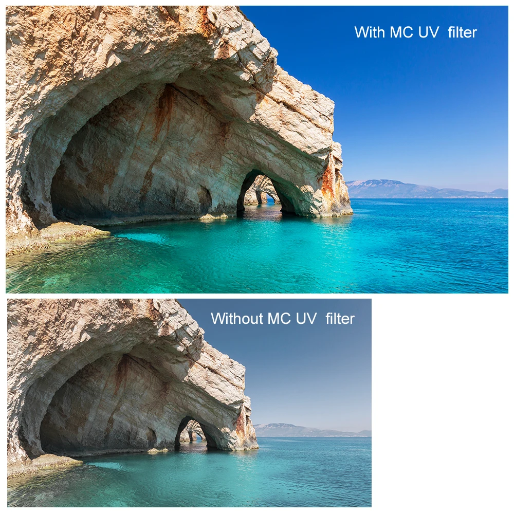 K&F Concept MCUV UV Filter C Series 49-82mm Ultra Slim Optics Multi Coated Ultraviolet Protection Camera UV Lens Filter