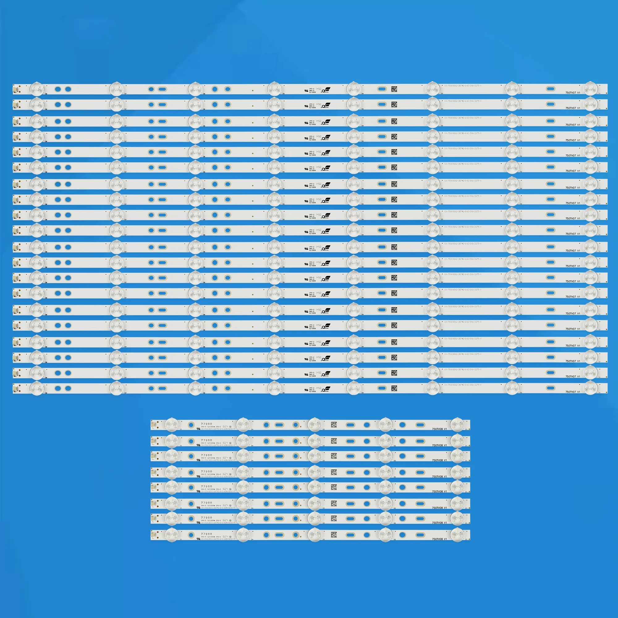 Новинка, 28 шт./комплект, фотополоски для SONY 75 TV KDL 75W850C KDL 75W855C S750HF59 750TV07 V1 750TV08 V1 CX 7502, светодиодный 75W809C