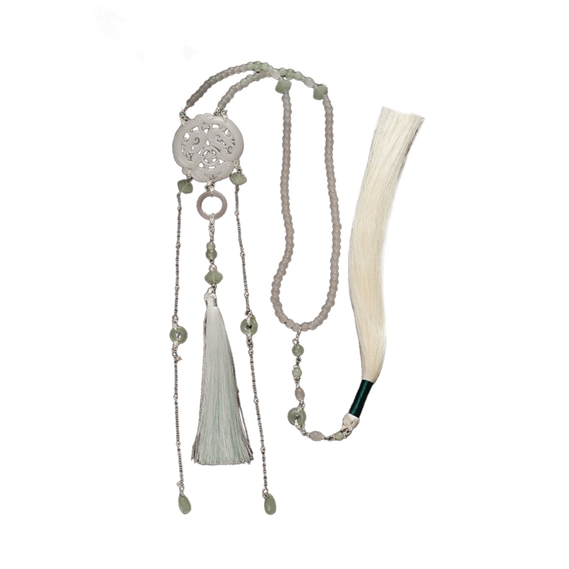 Pferd Gesicht Rock Anhänger Fransen Halskette Dekorative Kette Gürtel Cheongsam Dekore DropShipping