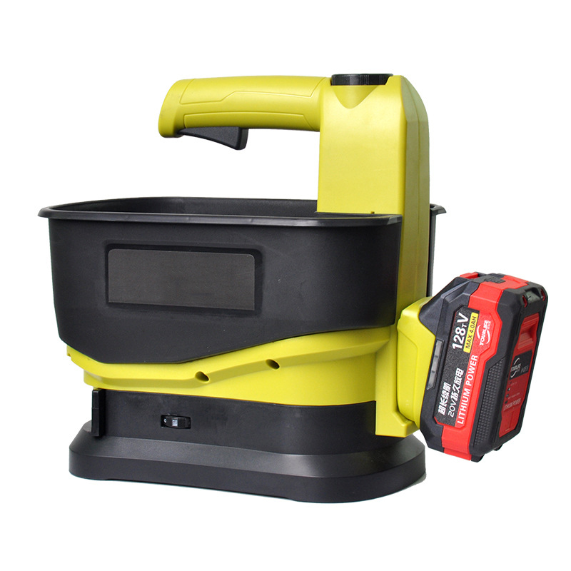 Электрический разбрасыватель удобрений, для семян, ледяной соли, легкая и дизайнерская, перезаряжаемая сеялка с аккумулятором