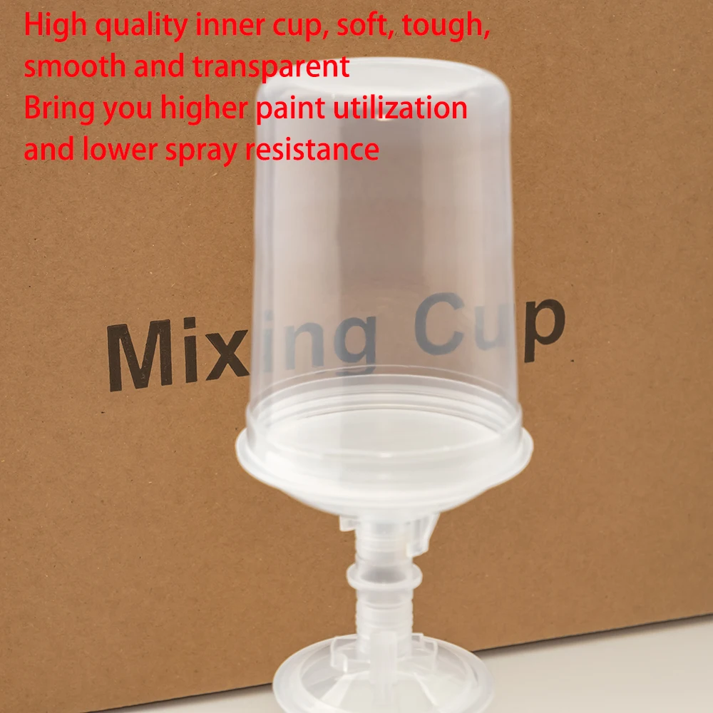 10/20/30/50 Con Số Lượng Lớn Bán Phun Sơn Xe Tăng Phun Trộn Cup 165/400/600Ml Dùng Một Lần Ly Đo Lường Loại H/O Nhanh Cup