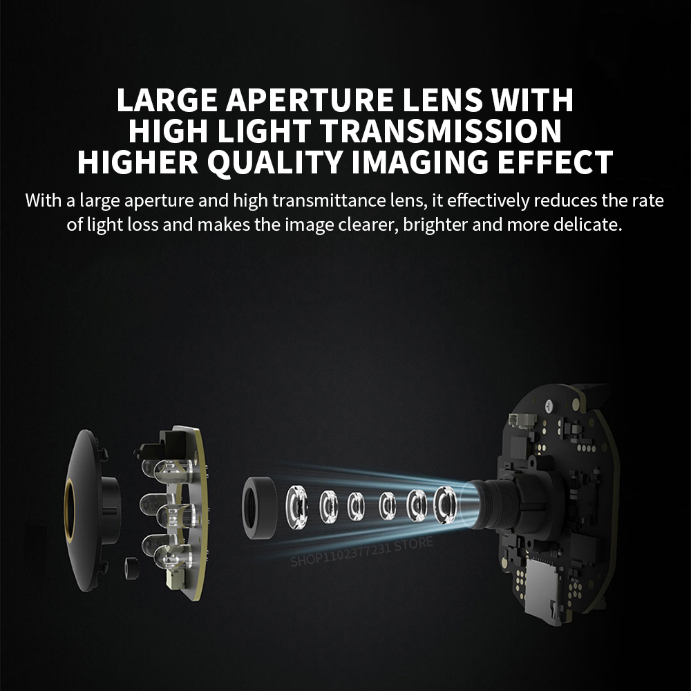 Cámara de seguridad para el hogar inteligente Xiaomi Mi PTZ 2K 360 ° Webcam 1296P 3 megapíxeles AI detección humana visión nocturna Webcam funciona con Mijia