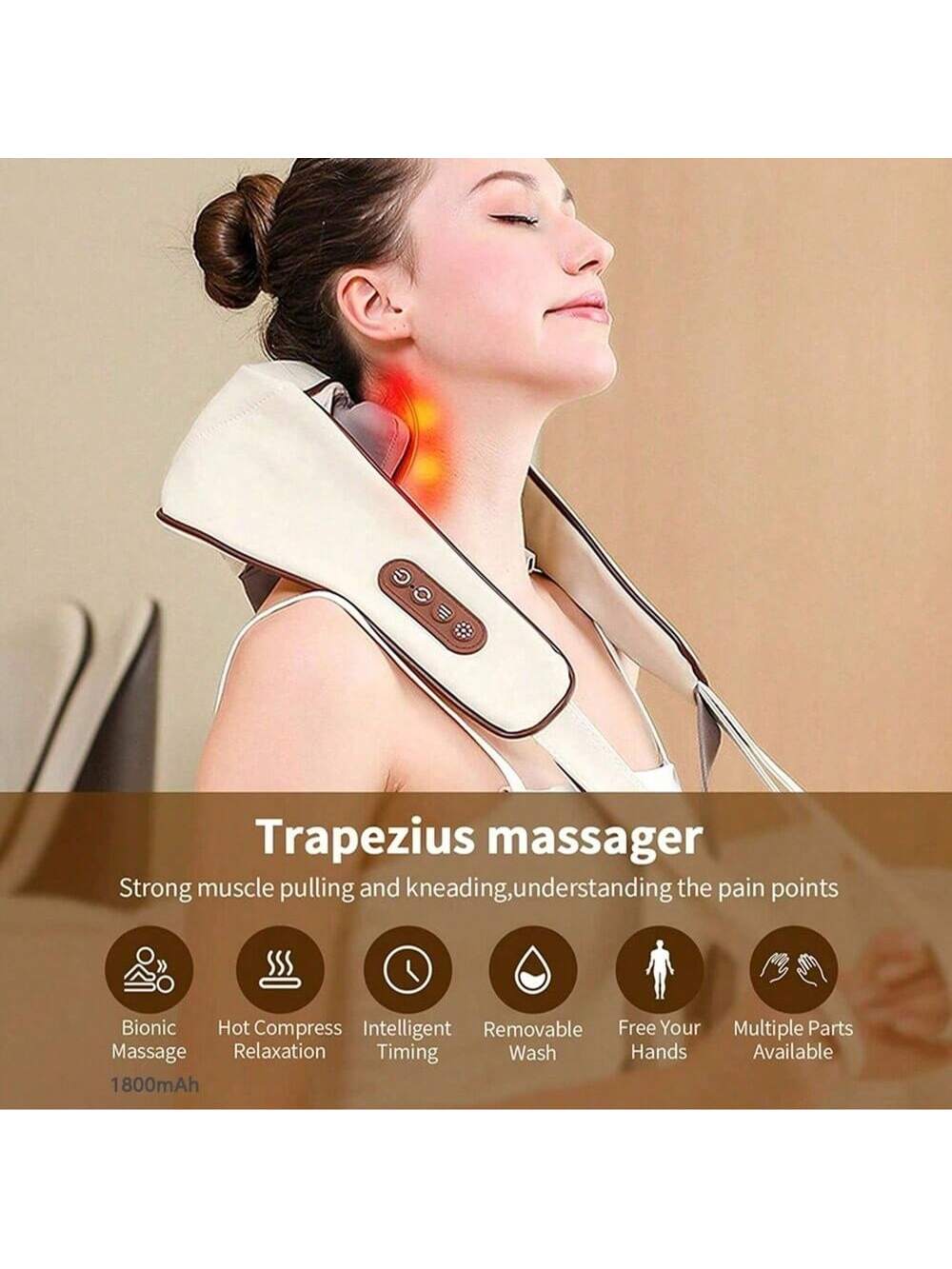 Handmatige Houten Massage Roller Hand Push Handheld Body Massage Tool Full-body Huishoudelijke Trigger Point Massager Gezicht Schouder Nek