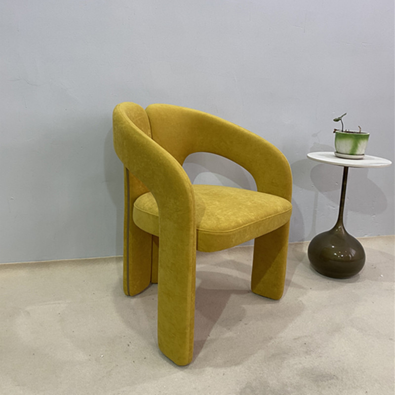 IHOME Designer Living Room Sofa Chair Leisure Nordic Furniture Net Red Backrest Single Chair Light Luxury Armrest Fabric Chair