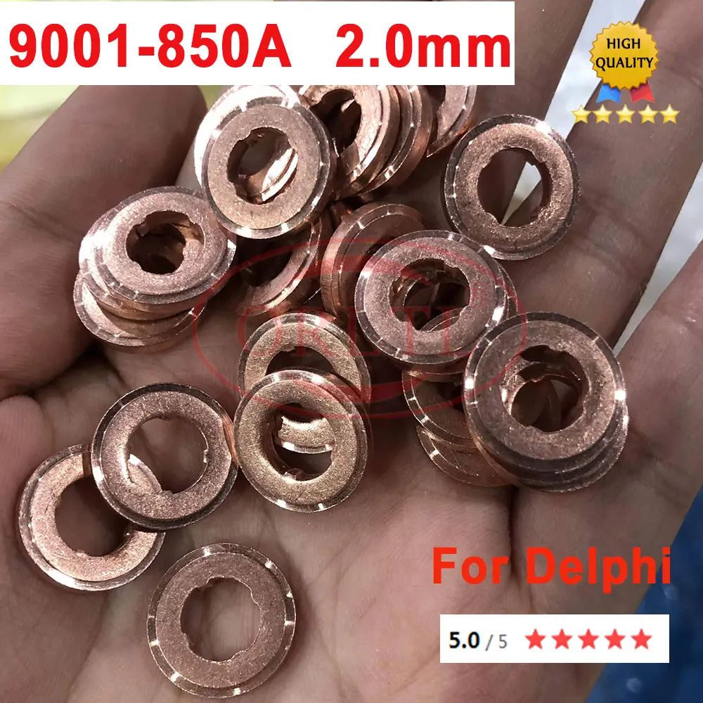 F00VC17502 F00VC17503 F00VC17504 F00VC17505 F00VC17506 arandelas de cobre cuñas 9001-850C para BOSCH para inyector Delphi