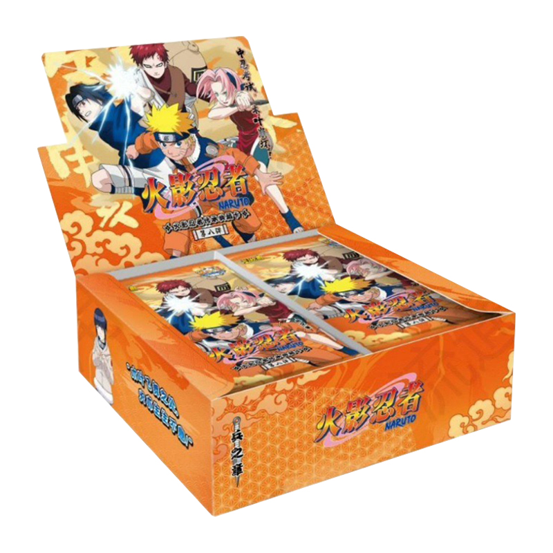 KAYOU Echte Naruto Kaarten Doos Anime Figuur Card Booster Pack Sasuke Collectie Flash Card Speelgoed Verjaardag Kerstcadeau voor kinderen