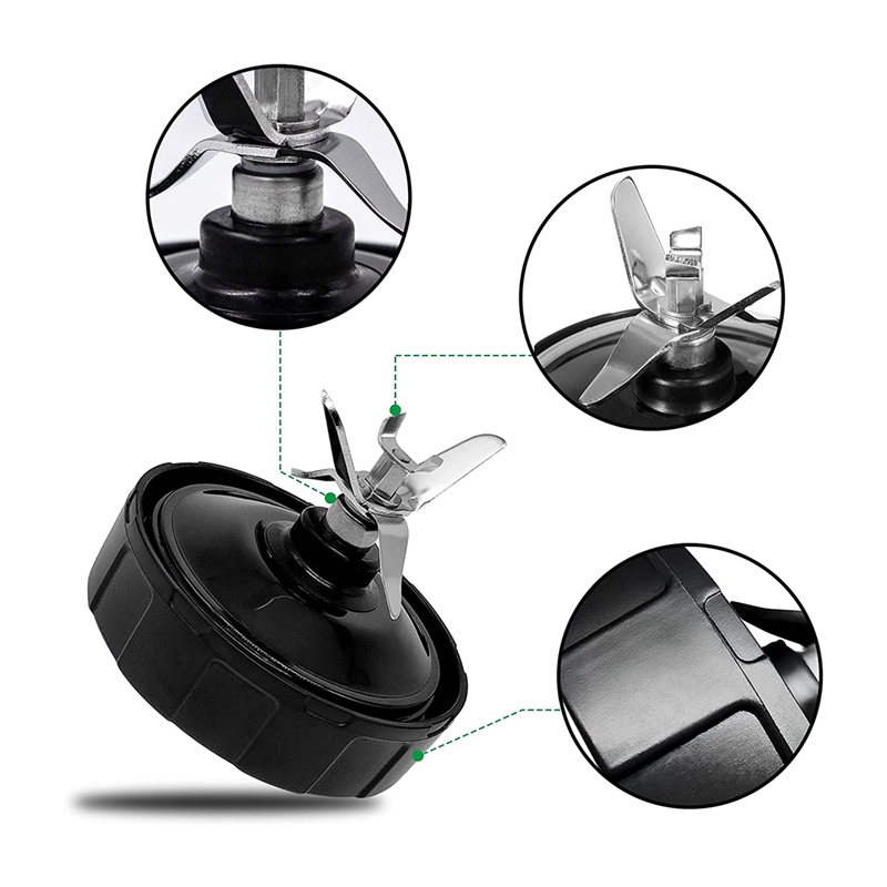 Lưỡi Dao Xay Sinh Tố Phần Fornutri Ninja 7 Vây Hút Lưỡi Dao Thay Thế Phù Hợp Với Tự Động IQ BL480 488W Mor-Chắc Chắn, Dễ Dàng Vệ Sinh