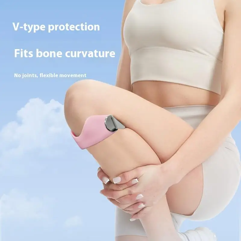 1 pçs proteção ajustável patela joelho cinta altamente elástica flexível silicone patela tendão joelheiras suporte de joelho fixo