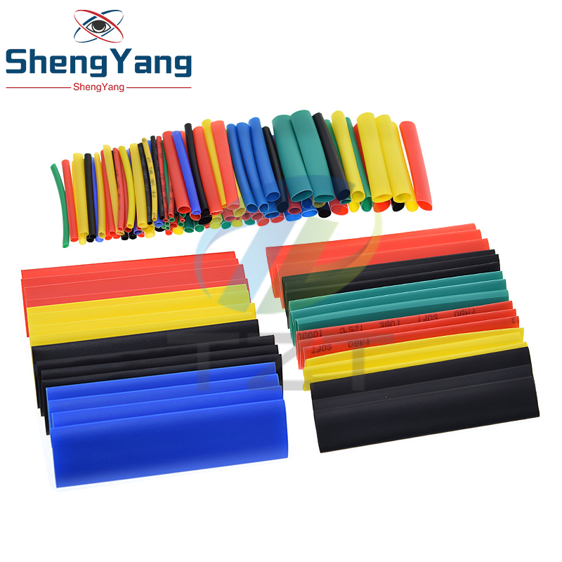 164/328 stücke Schrumpf schlauch isolierung Schrumpf schlauchs ortiment antike Schrumpf schlauch bunte Wickel draht kabel hülse