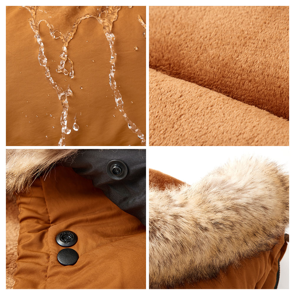 Cochecito de bebé de invierno, saco para pies de 0 a 36 meses, sobre cálido a prueba de viento para cochecito Universal, accesorios de cochecito de bebé de viaje exterior