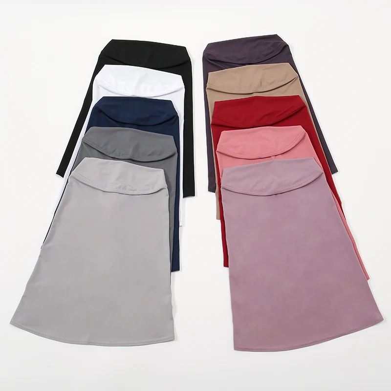 Lenço hijab muçulmano de cânhamo instantâneo, turbante abaya para mulheres islâmicas, envoltório de cabeça pronto para usar hijabs, capa de pescoço sem pino, turbantes