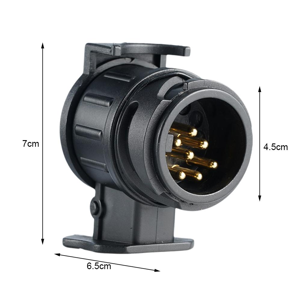 13 Tot 7 Pin Plug Adapter Trailer Connector Waterdichte Stekkers 12V Beschermen Slepen Adapter Socket Connector Trekhaak Handgereedschap