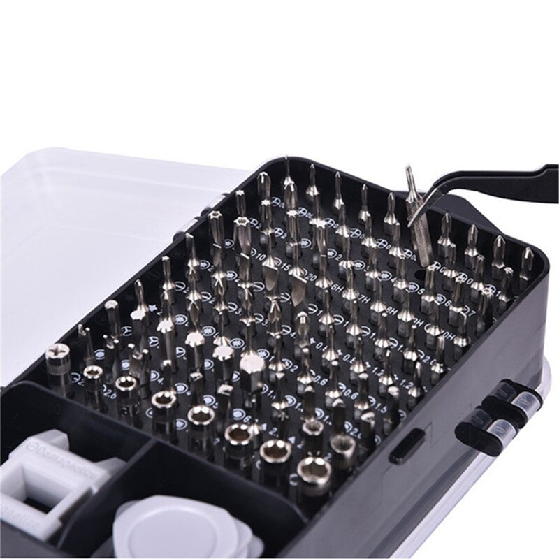 Juego de destornilladores 115 en 1 Mini Precisión Multi Ordenador PC Teléfono Móvil Reparación 112 115 en 1