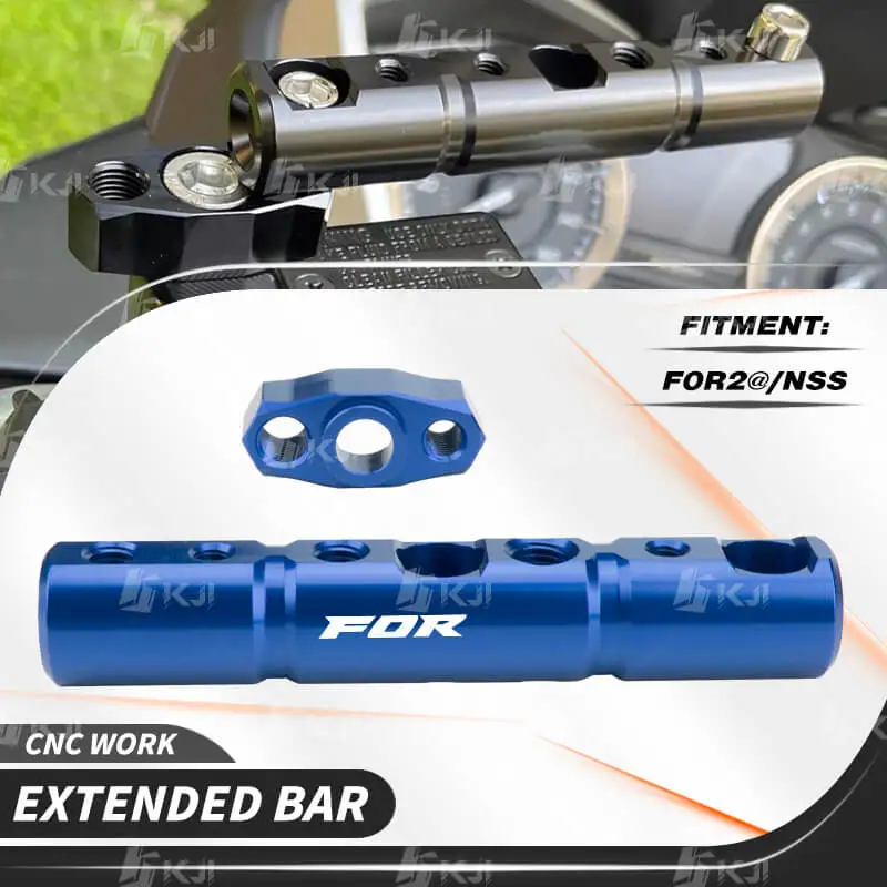 Para Honda NSS FORZA 350/300/250/125/150/750 Refuerzo para Manillares Barra Cruzada Manillar de Motor Barra de Extensión de Espejo Barra de Soporte para Teléfono GPS Multifunción