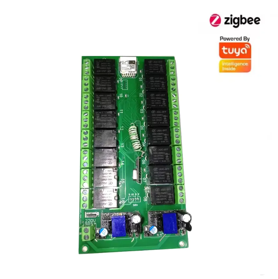 16-kanałowy moduł przekaźnikowy WiFi/Zigbee Automatyka inteligentnego domu