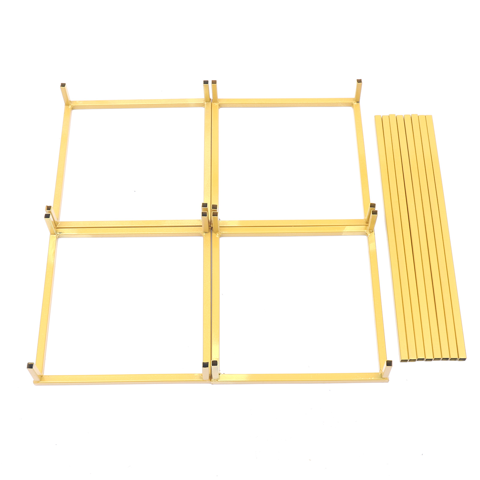 2 Stuks Metalen Bloemenstandaard Bruiloft Bijeenkomsten Party Kolom DLY Decor Frame Kolom Display Stand Vloerrekken