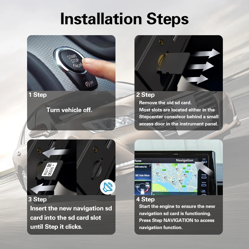 UK Europa SD Card 32GB Navigation GPS Map Version 2025 Newest 5NA 919 866 MU for VW Tiguan AS V21