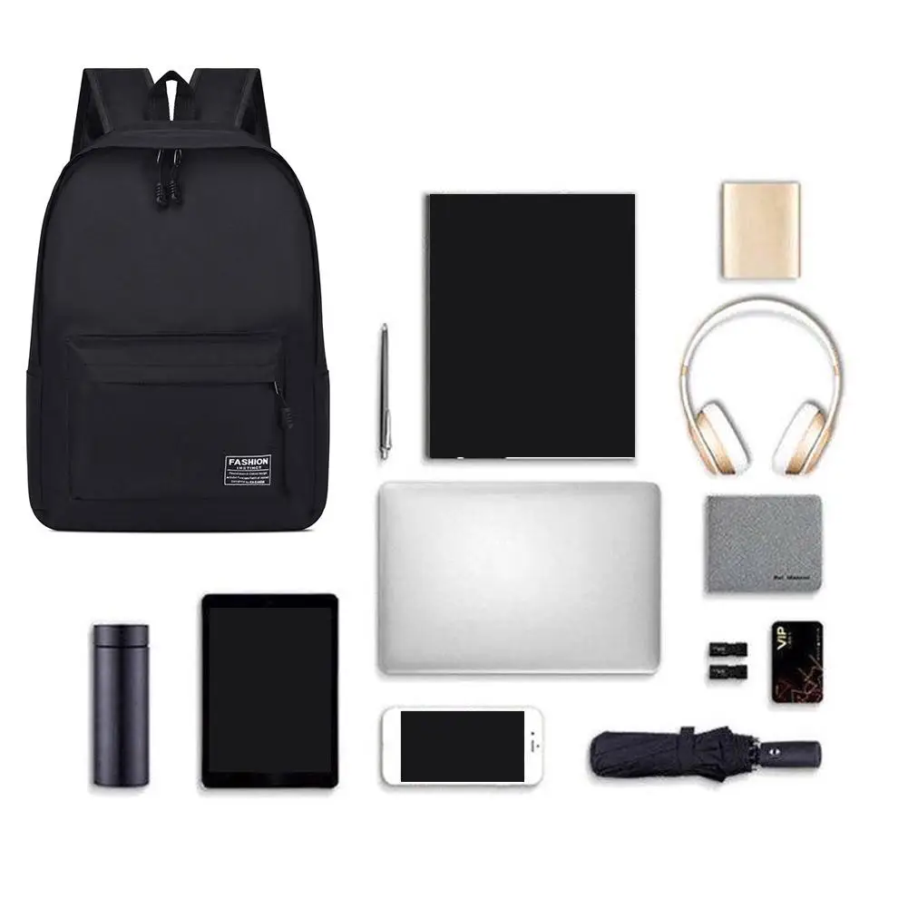 Casual Minimalist Backpack Large Capacity Multi-compartment Travel Trendy College Student Schoolbag Computer Bag Business Bag