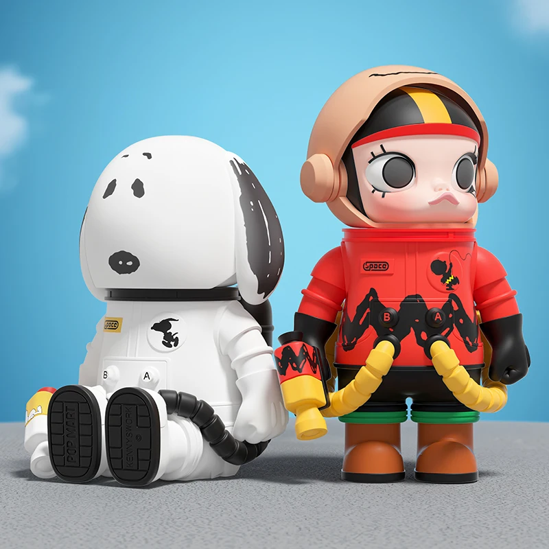 POP MART MEGA SPACE MOLLY 100% Чарли Браун и Снупи