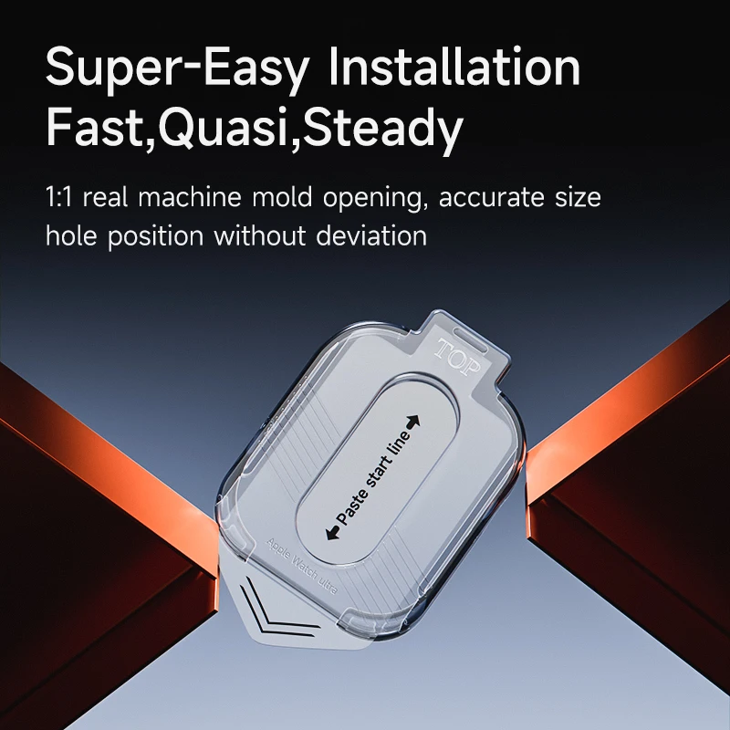 5ชิ้นความละเอียดสูง9H กระจกนิรภัยป้องกันหน้าจอสำหรับนาฬิกา Apple อัลตร้า2 49มม.