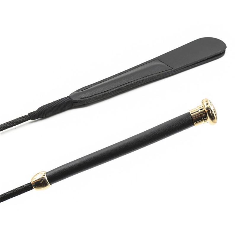 64CM Real Leather Whip High Elasticity Support, Premium Quality Crops Equestrianism Horse Whip