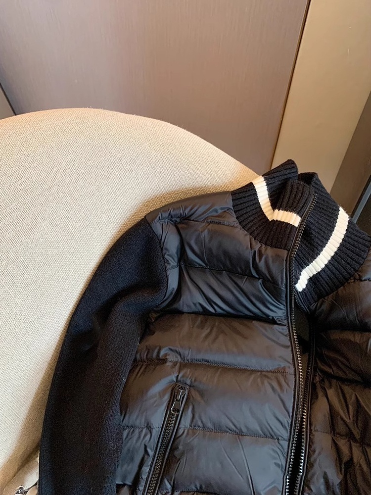 Jaqueta de Aodão Leve Estilo Hong Kong com Gola Alta para Homens Outono Inverno Vintage Sensação de Alta Qualidade