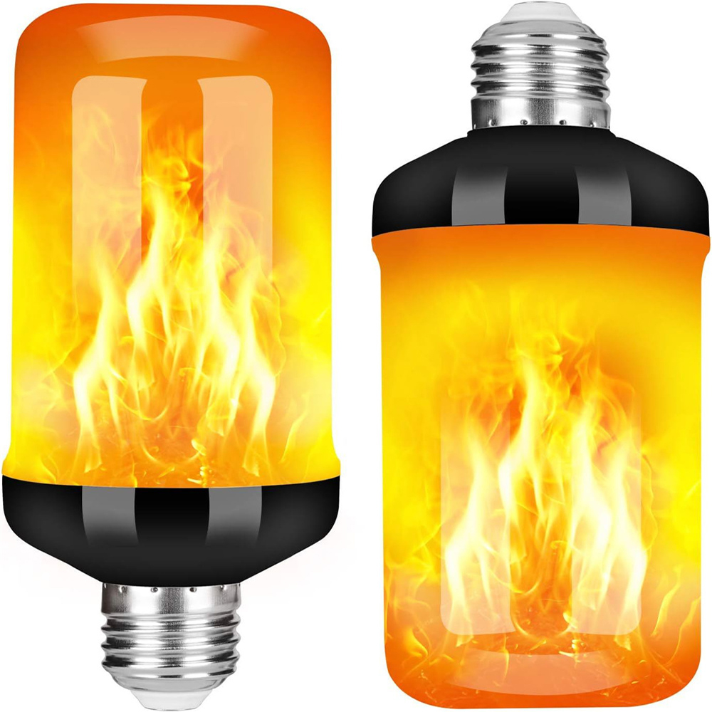 LED-Nachtlicht, Flammen-Glühbirne, 4 Modi, Feuerbirne, Lampe, Weihnachtsfeier, Outdoor, Innenbereich, Heimdekoration, E27-Sockel, flackerndes Nachtlicht