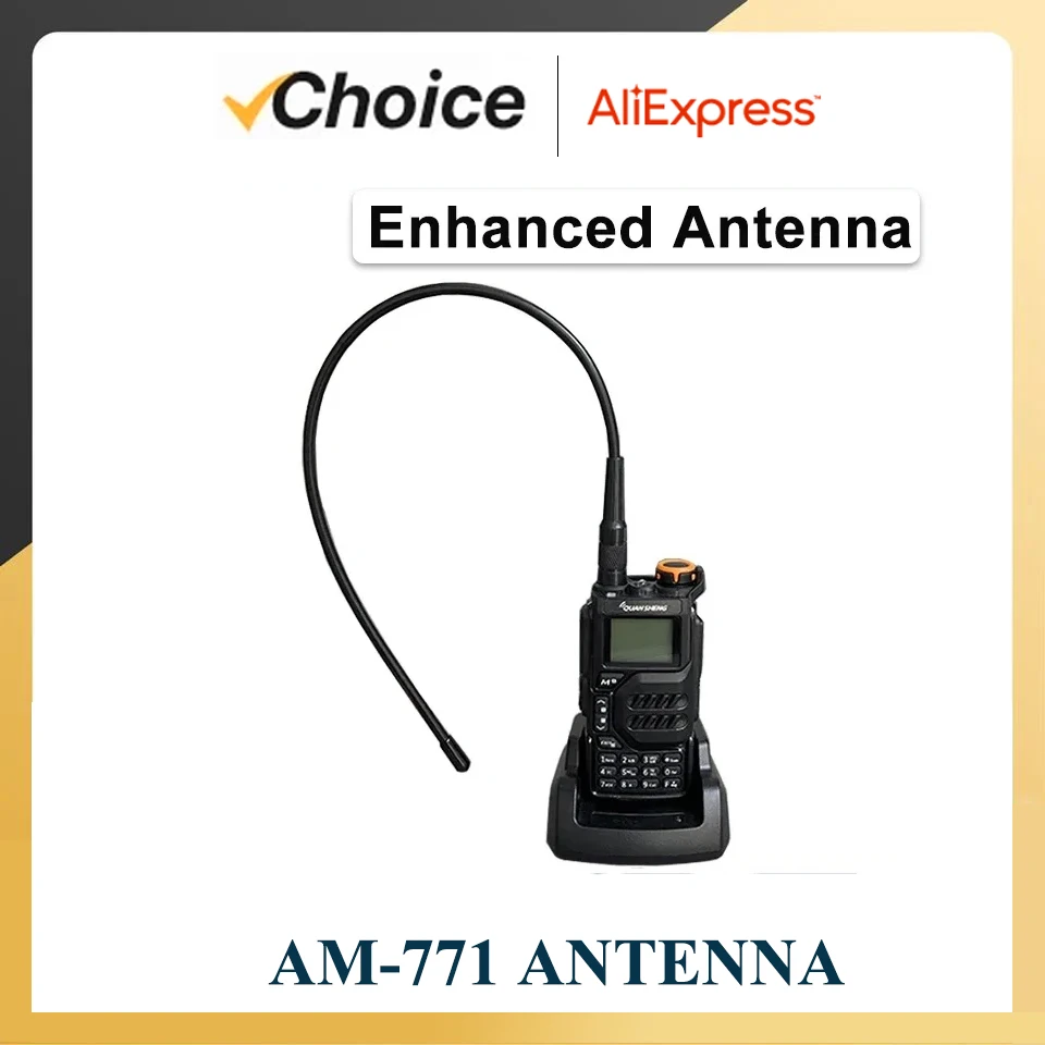 AM-771 Walkie Talkie SMA-Vrouwelijke Antenne 108-136Mhz Air Band Zachte Zweep Antenne Voor Quansheng UV-K5 UVK-6 AR-830 Radio Accessoires
