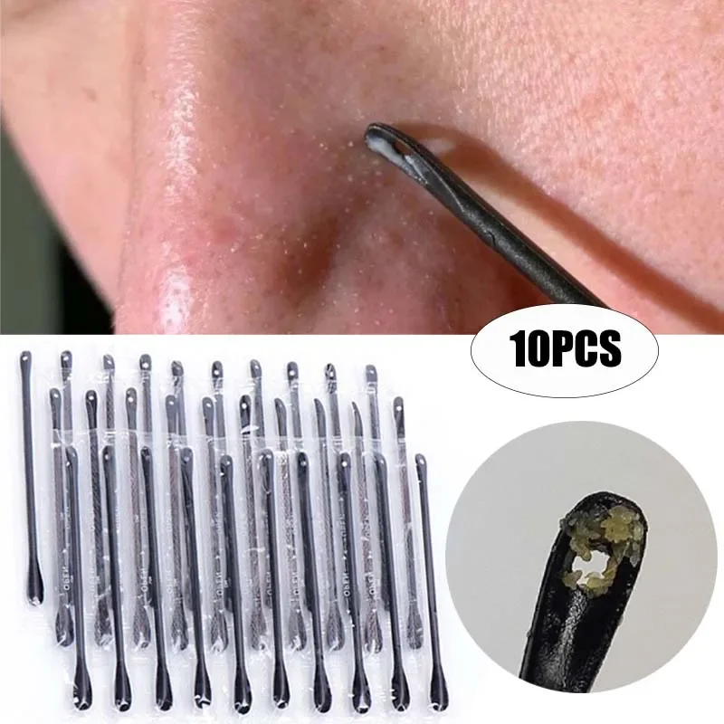 Hisopo de algodón desechable para eliminar espinillas, doble cabezal, cera para los oídos, limpieza del acné, hisopos multifuncionales empaquetados individualmente, 10/20 Uds.