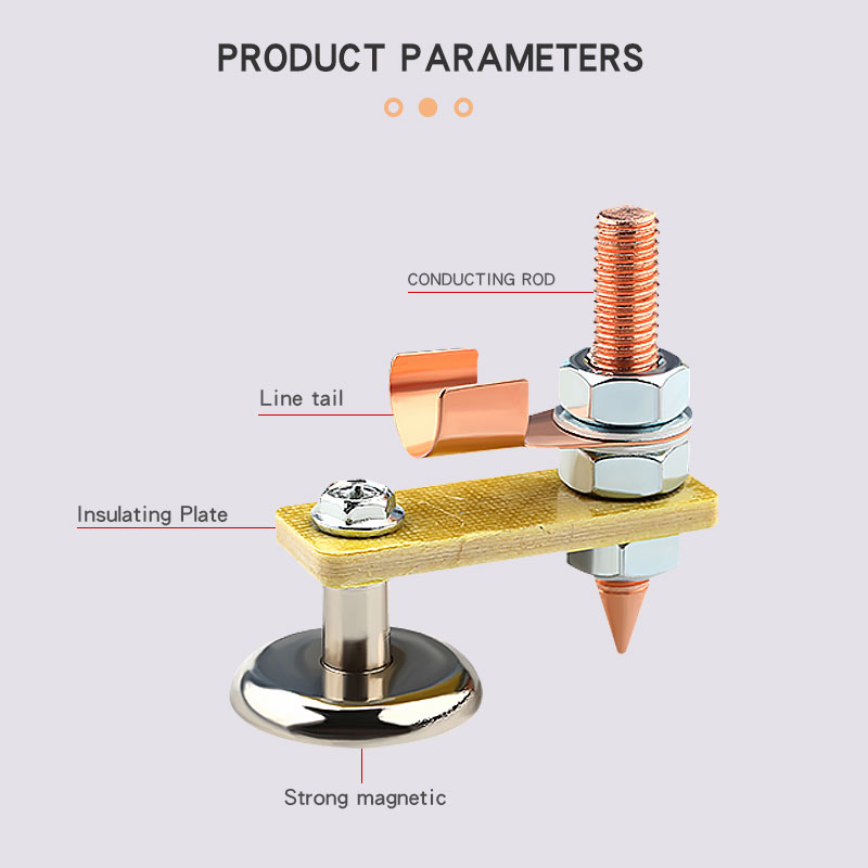 Cabezal magnético para carpintería, abrazadera de tierra magnética, placa de Metal, accesorios de herramientas de soporte de soldadura