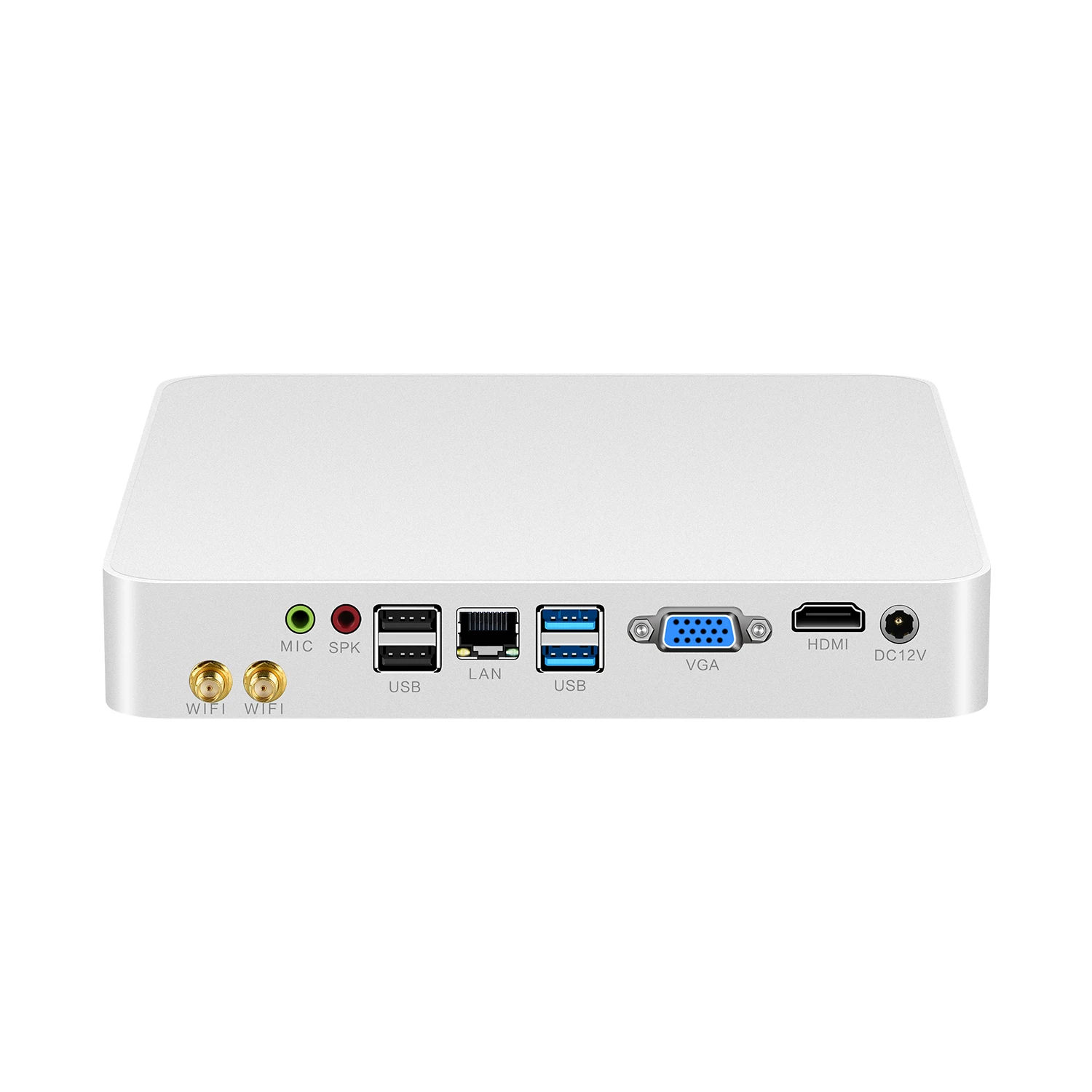 Helorpc escritório mini pc com inter 4200u/4500u ddr3 suporte windows10/11 linux 1 * gigabit 6 * usb 1 * hdmi vga computador desktop
