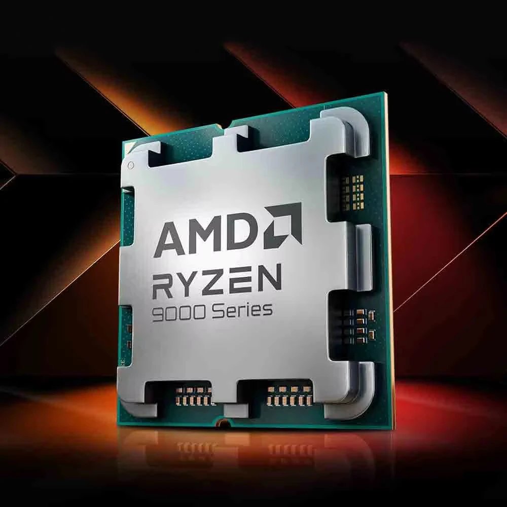 Novo processador de jogos amd ryzen 5 9600x 65w 4nm l3 = 32m 5.4ghz 6 núcleos 12 threads r5 9600x ddr5 soquete am5 mas sem ventilador