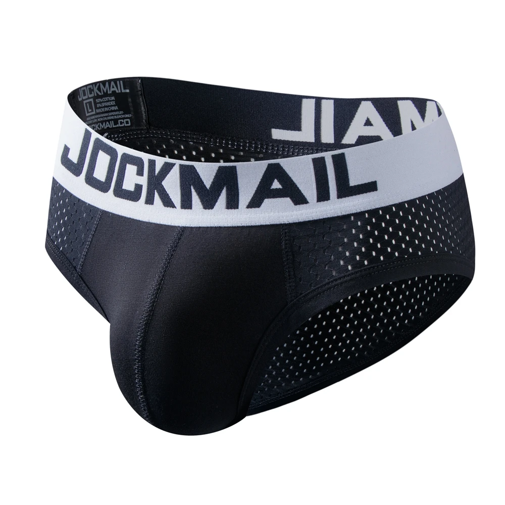 JOCKMAIL ผ้าฝ้ายเซ็กซี่ชายชุดชั้นในกางเกง Breathable กางเกงในชายบิกินี่ชุดชั้นในชายชุดชั้นใน Calzoncillos