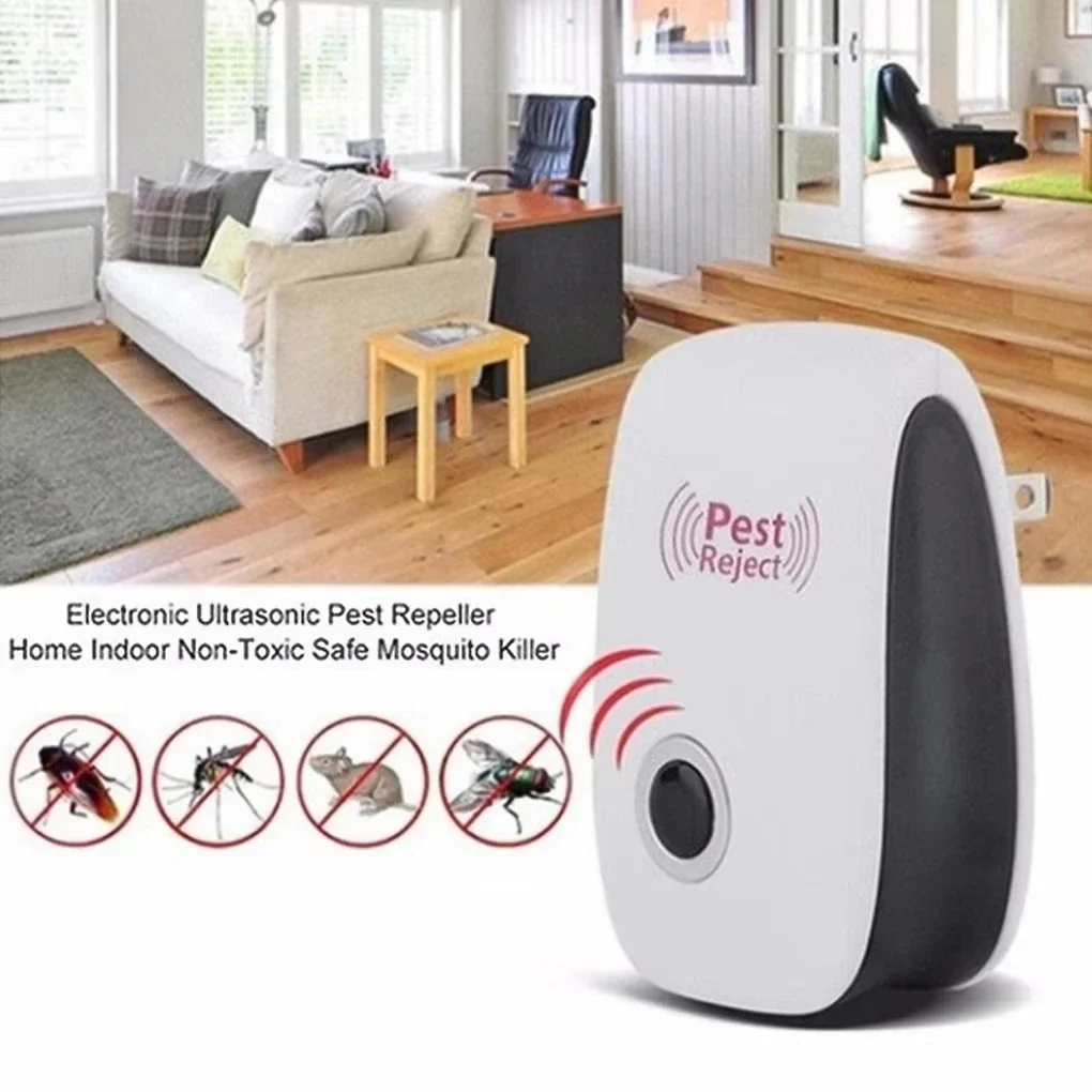 ปลอดภัย Ultrasonic Pest Repellents เมาส์แมลงสาบยุงแมลง Repeller ที่มีประสิทธิภาพ Essential สําหรับ Home Summer Pest Exterminato