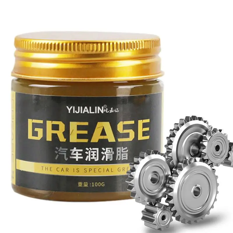 100g graxa automotiva lubrificante à prova d'água graxa de alta temperatura para rolamentos de roda para rolamentos de cubo de automóvel superfícies de metal
