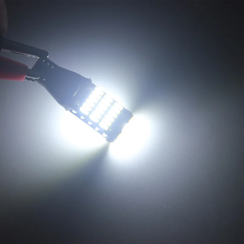 2pcs T15 3030 45chips W16W LED Backup Light Reserve Lâmpada Canbus Lâmpadas NO Erro LED de alta potência Canbus W16W