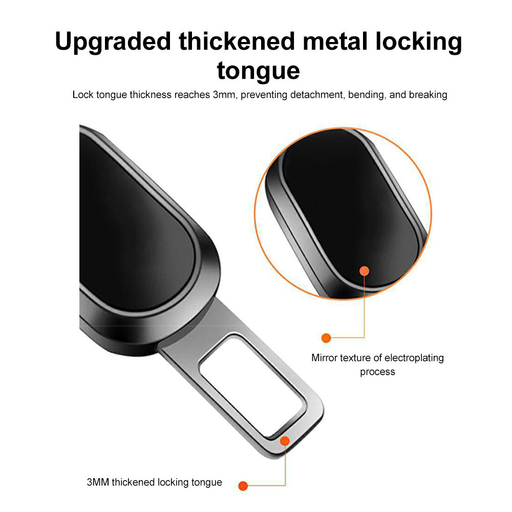 Metall Auto Sicherheitsgurt Clip Schnalle Extender Ein Knopf zum Freigabe 1/2 Stück Sicherheitsgurt Schloss Schnalle Stecker 2 cm Einsatz Buchse