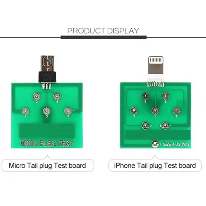 OSS チーム マイクロ USB ドック フレックス テスト ボード iPhone Android 電話用 Type-C U2 バッテリー電源充電ドック フレックス簡単テストツール