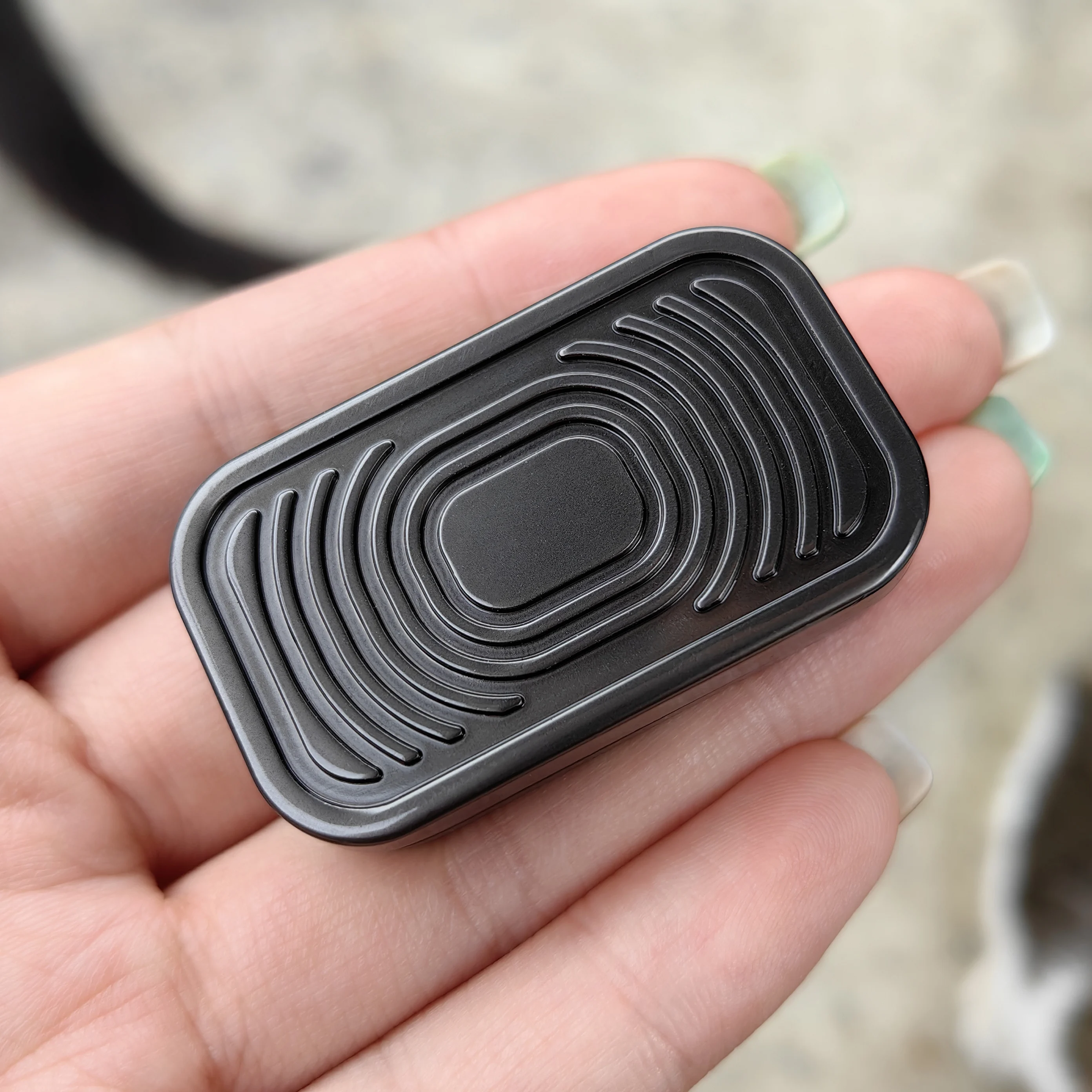 Push Card Magnetic Slider EDC Fidget Slider โลหะ ADHD ของเล่นป้องกันความเครียดความเครียดและความวิตกกังวลบรรเทา Fidget ของเล่นโต๊ะของเล่นของขวัญ