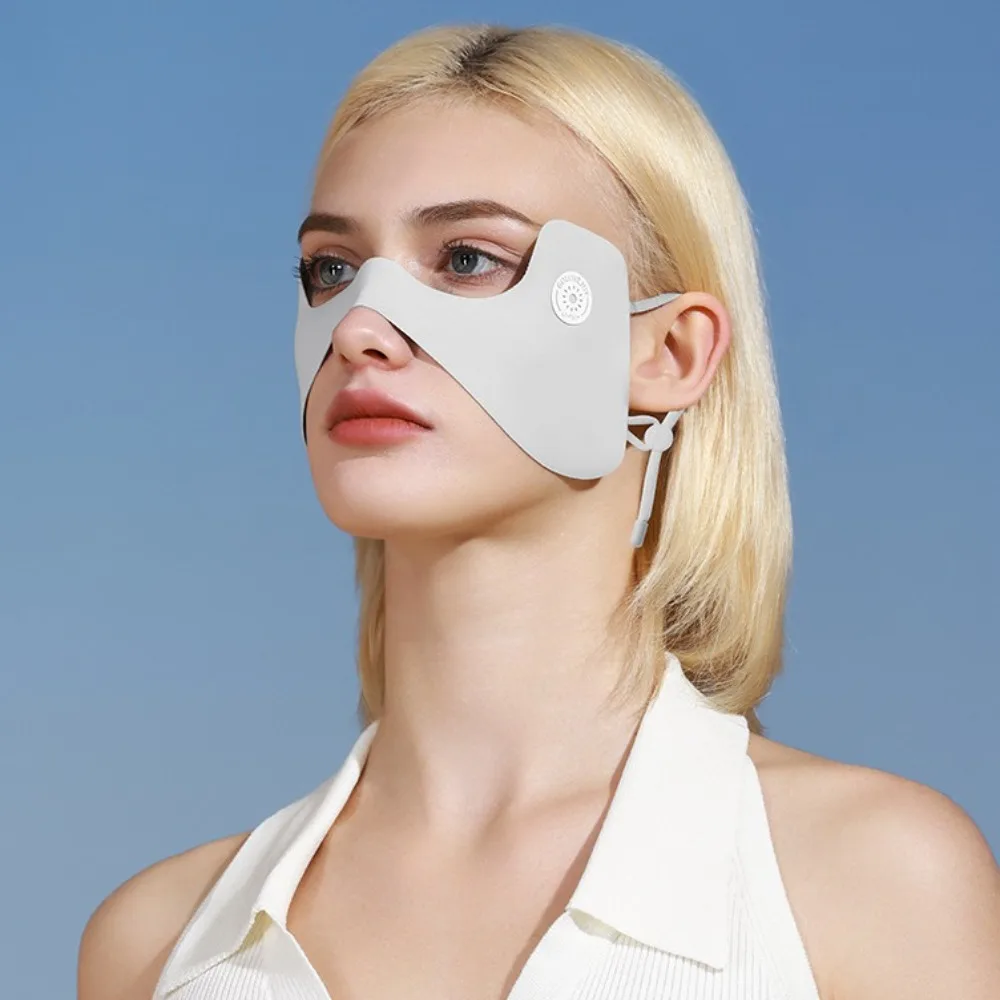 Unisex Face Mask Sport Mask, Cachecol Rosto, Proteção Solar, Seda De Gelo, Anti-UV