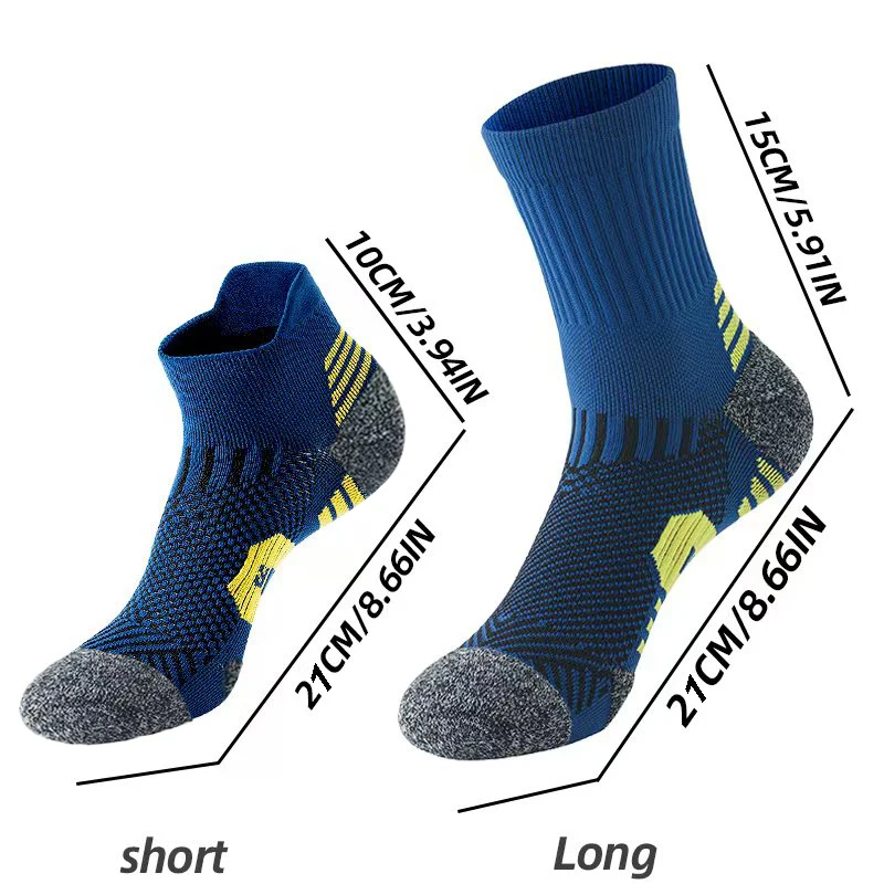 3/5/6 pares de calcetines deportivos para hombre, calcetines transpirables para correr al aire libre, calcetines de baloncesto, calcetines de secado rápido, calcetines de tubo corto de entrenamiento para hombres