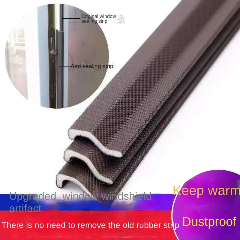New 40M Acustic Foam Window Sealing Strip for Casement Window Seal Soundproof Foam S Weather Stripping Door Seal Gap Filler Tape