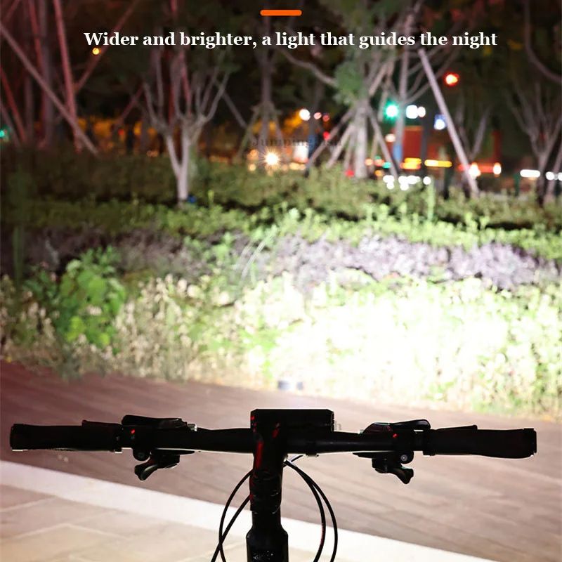 ESLNF Super Bright Bike Headlight Waterproof 900-2600LM Road Bicycle Front Light USB Rechargeable MTB Flashlight Bike Accessorie